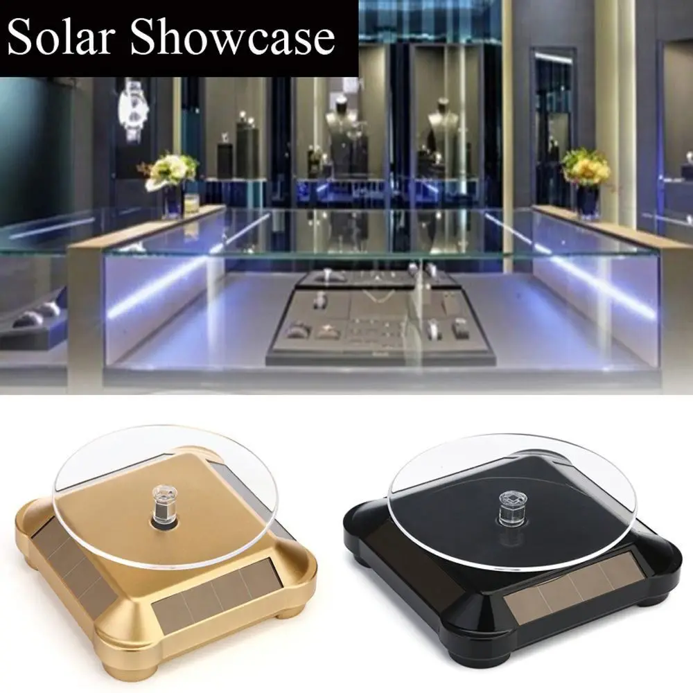 

Turntable Mobile Phone Mount Automatic Rotating Display Stand Watch Holder Solar Jewelry Display Stand Display Stand