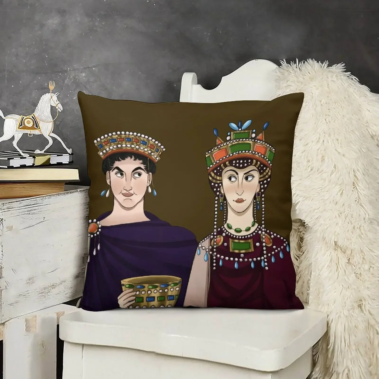 Наволочка Justinian I and Theodora полиэстер