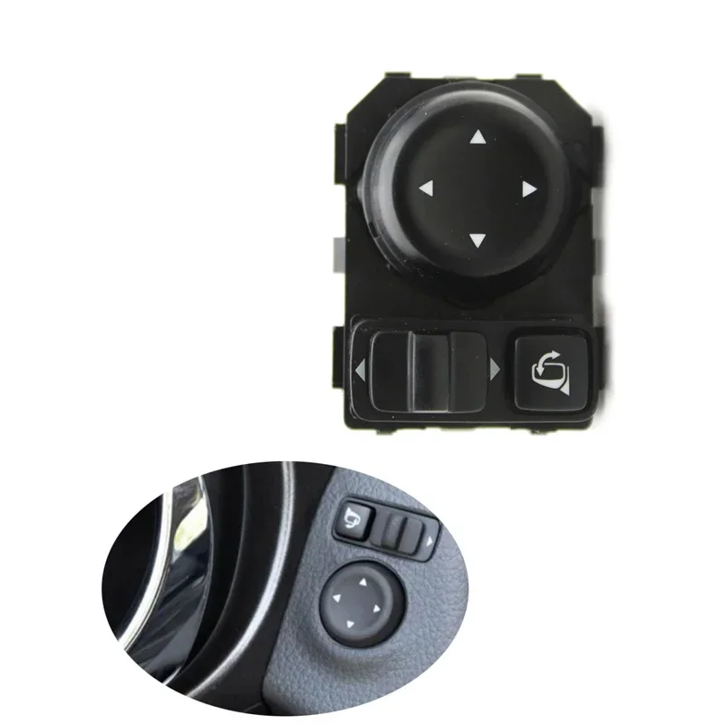 

Кнопка регулировки складывания зеркала заднего вида, автоматический складной переключатель для Nissan Qashqai X-Trail Sylphy TIIDA TEANA LIVINA 2013-2018