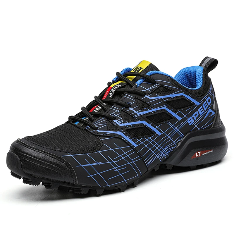 Outdoor Waterproof Trail Running Shoes Men Sneakers Non Slip Man Sports Shoes Off Road Multifunction Traveling Footwear