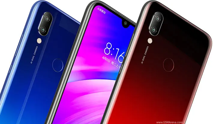 Смартфон Xiaomi Redmi 7 4 ГБ 64 Поддержка Google play Android 4000 мА · ч сканер отпечатков пальцев