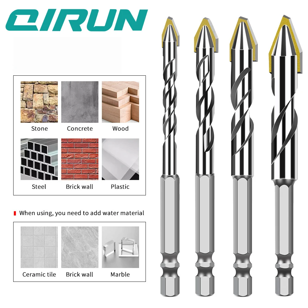 Набор эксцентриковых сверл с шестигранной ручкой