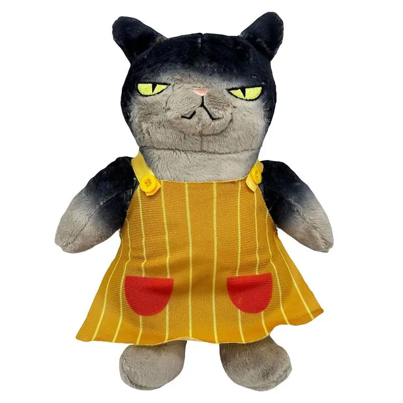 

Аниме фигурка кошки кукла уютная Пушистая кошка плюшевая игрушка плюшевая подушка игрушка для кошки кукла подарок для детей фанаты амина