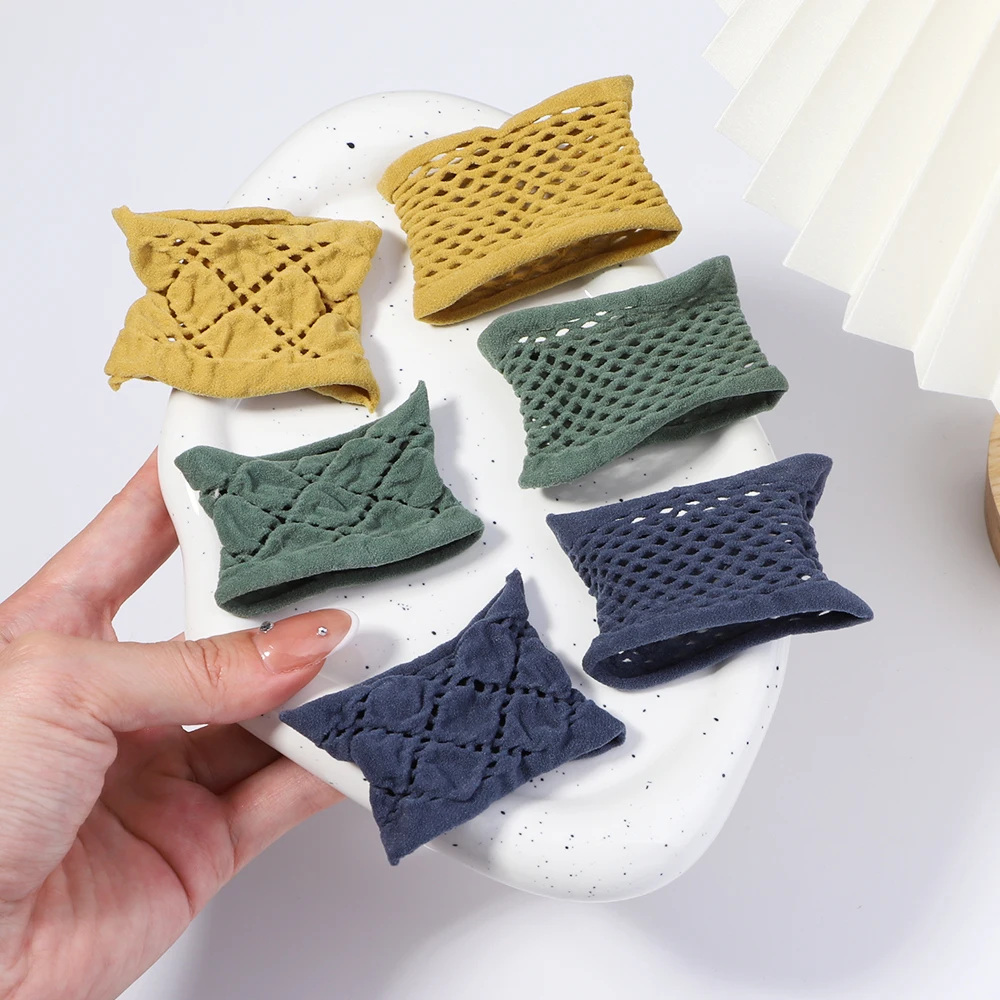 

Новая однотонная лента для волос с вырезом для девочек, нейлоновая стандартная эластичная лента для волос, женские резинки для волос, голов...