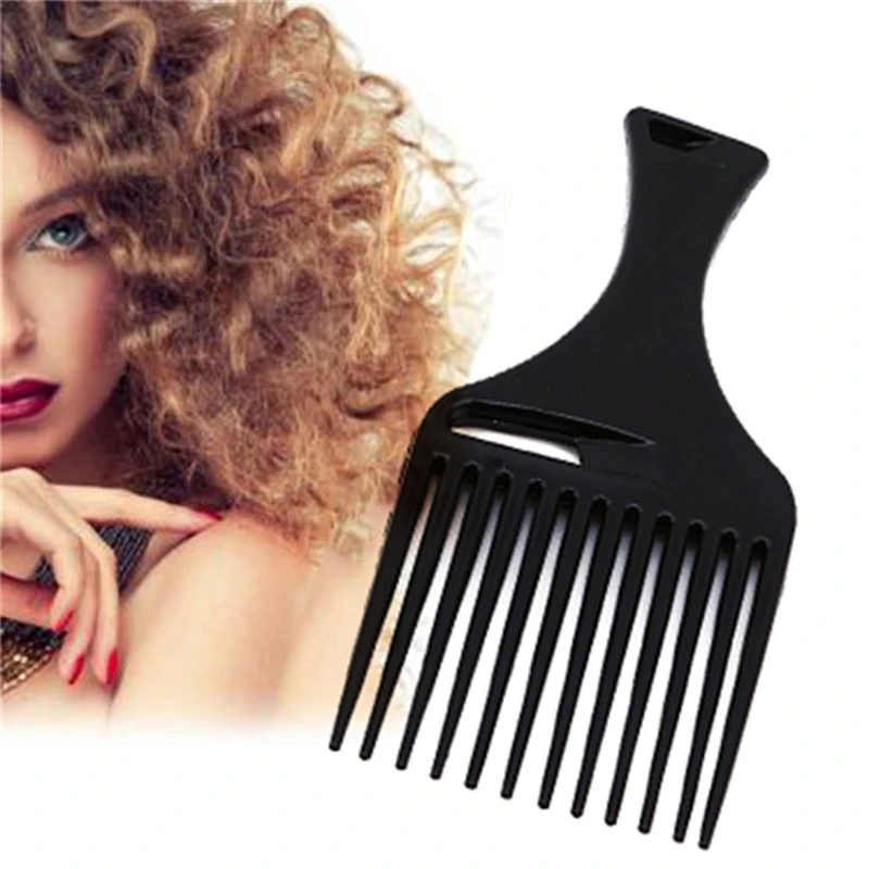 

Plastic High Low Gear Comb Hair Accessories Hairdressing Styling Tool High Quality 1Pc Hair Comb Insert Afro Hair Pick Fork Comb