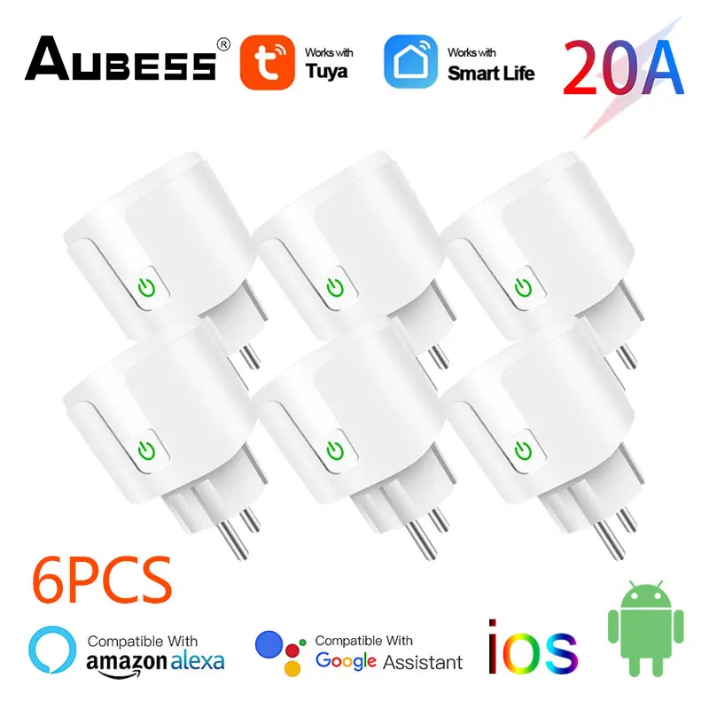 Беспроводная розетка с таймером и поддержкой Wi-Fi голосовым управлением |