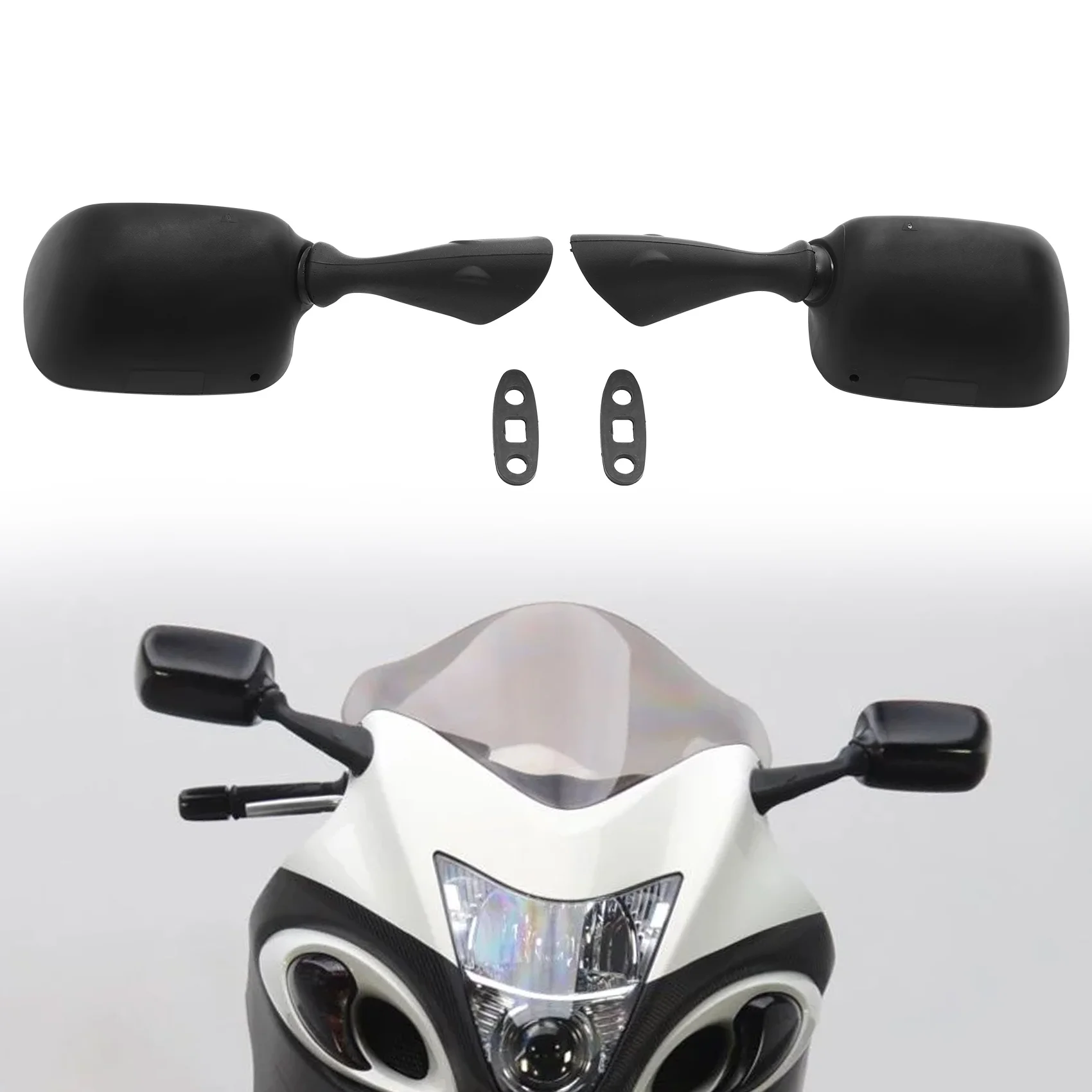 Фото Боковые зеркала заднего вида подходят для Suzuki Hayabusa GSX1300R GSXR1300 1997-2011 GSXR1000 2001-2002 GSXR 600/750 2001-2003 №1