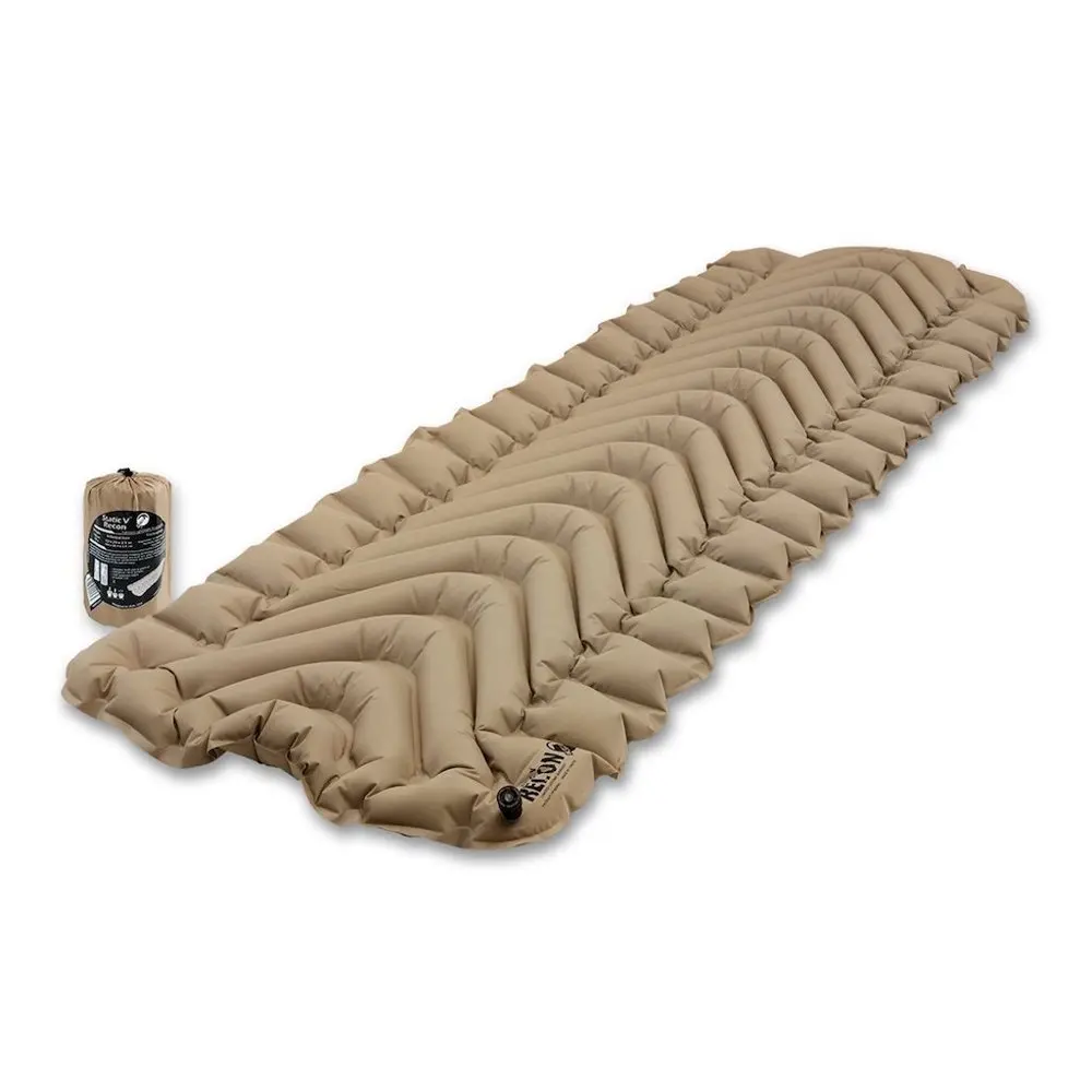 Static V Sleeping Pad, 72x23x2.5in, Green