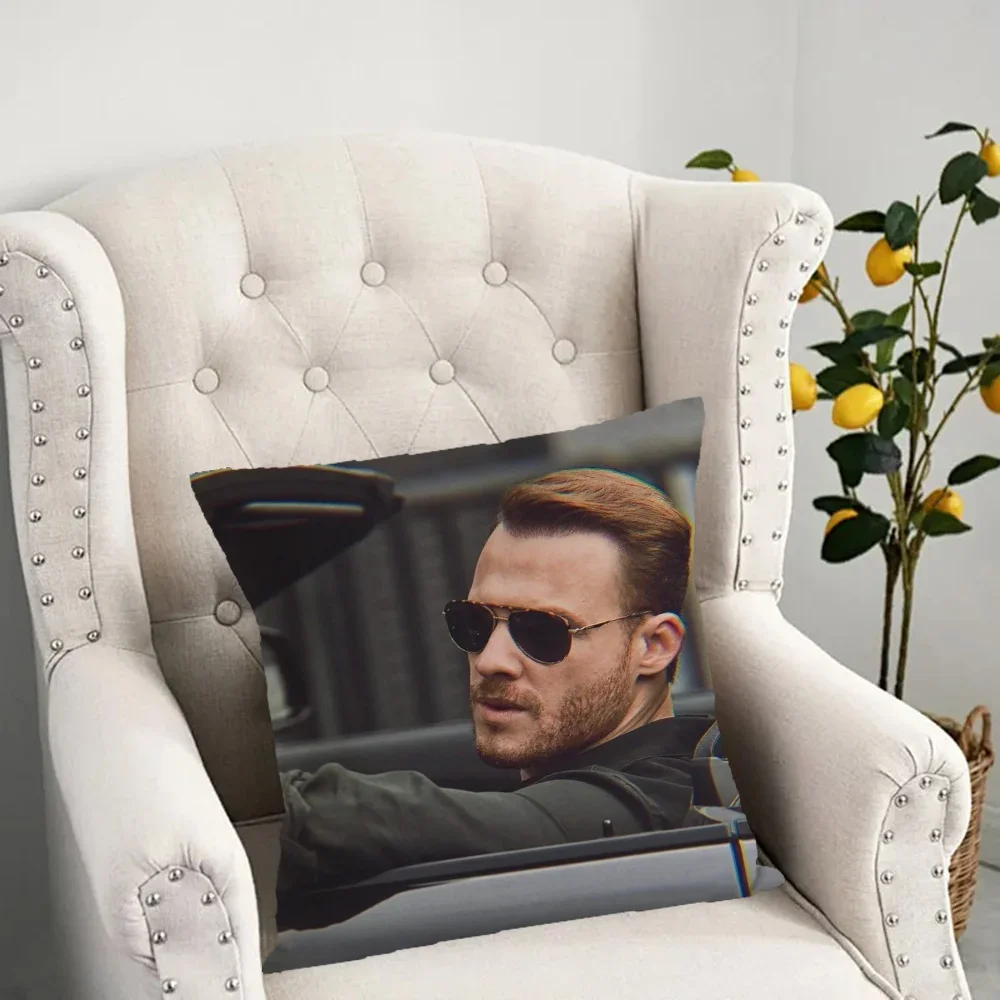 Kerem Bursin 45x45 декоративный чехол для подушки из полиэстера/хлопка с принтом