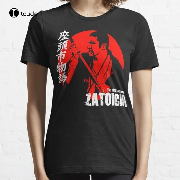 

Shintaro Katsu Japan Retro Classic Samurai Movie Zatoichi The Blind Swordsman T-Shirt Tee Shirt Shirt For Women New Popular