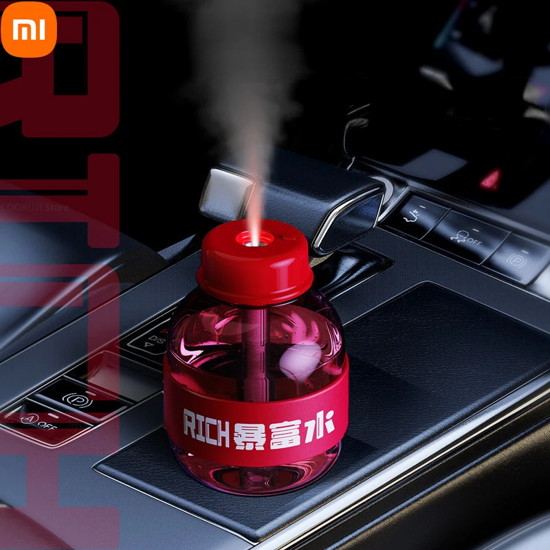 

Xiaomi New Creative Small Cola Humidifier Mini Silent Desktop Usb Car Atmosphere Light Gift Humidifier Humidifiers Diffusers