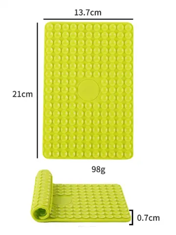 Силиконовая присоска, двухсторонняя для планшетного ПК, приспособление на присоске, клейкая силиконовая резиновая присоска для фиксации кронштейна