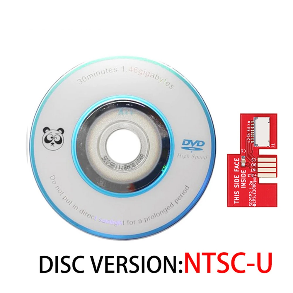 

SD2SP2 Adapter TF Card Reader Replacement+Swiss Boot Disc Mini DVD for Gamecube NTSC-U Game Accessories