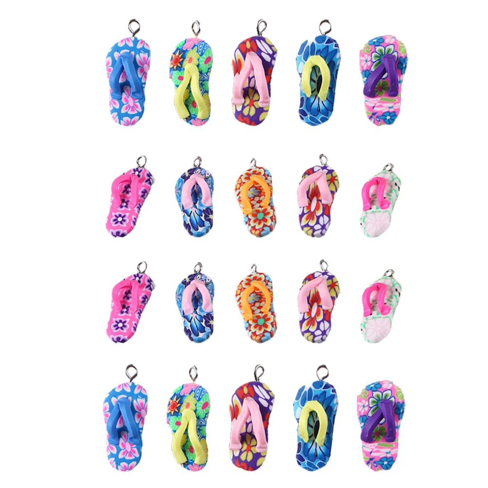 

50Pcs Keychain Decor Slipper Pendant Delicate Slipper Bag Accessory for Home Bag