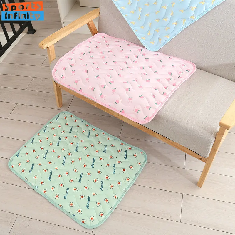 

Camping Tent Pad Ice Silk Cooling Sofa Seat Cushion Outdoors Portable Waterproof Breatbable Floor Mat for Summer Pet Sleep Mats