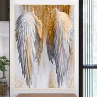 beauty feathers diy 5d diamond painting series full drill square embroidery mosaic art picture of rhinestones home decor gifts
