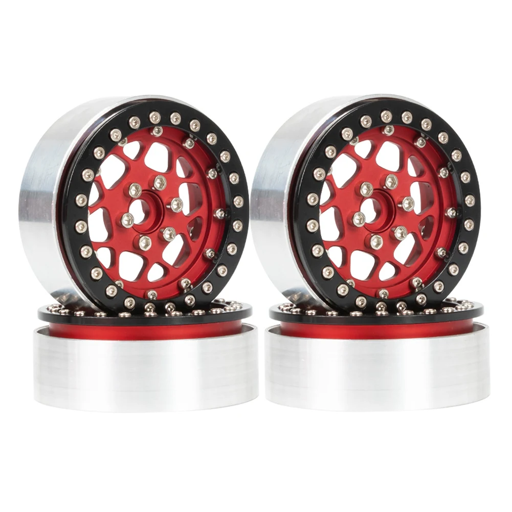 

4 шт., алюминиевая Ступица колеса 2,2 дюйма для радиоуправляемого гусеничного автомобиля Axial SCX10 Wraith RR10 TRX4,1