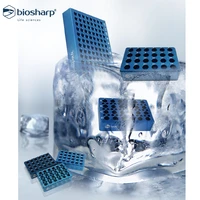 biosharp low temperature metal ice box laboratory pcr centrifuge tube rack pre cooled metal plate 0 2ml1 5ml2 0ml
