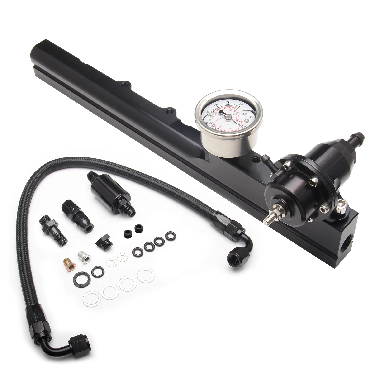 Топливная направляющая высокого расхода с регулятором и шлангом AN6 B16 B18 B20 Si B-Series -