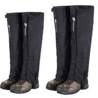 luckstone 1 pair unisex waterproof leg covers snow cover outdoor hiking climbing snow legging gaiters ski gaiters