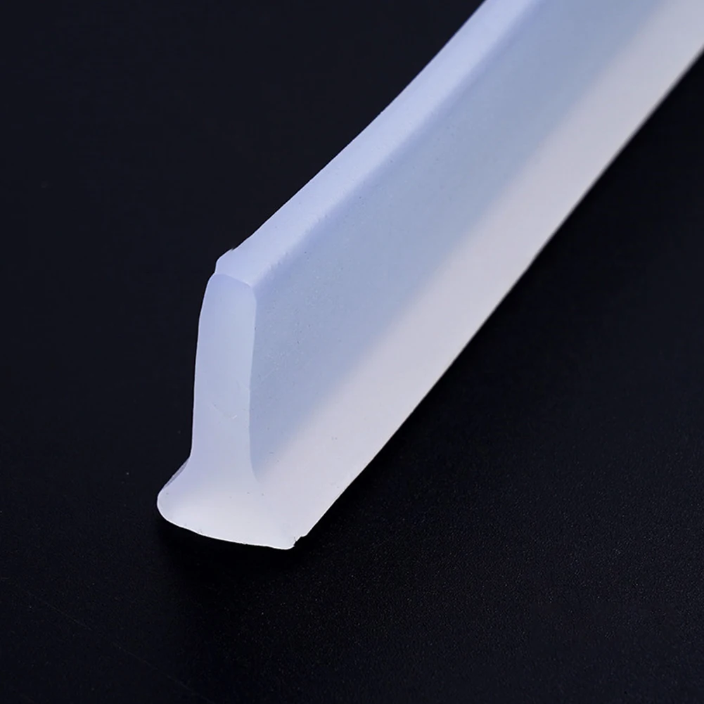 

Practical Durable Water Stopper Shower Barrier Flexible Kit Long Silicone Strip Waterproof Dam Dry Wet Separation