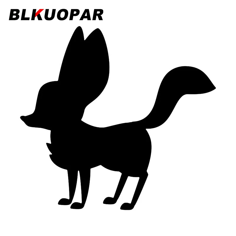 

Автомобильная наклейка BLKUOPAR Fennec Fox, индивидуальные устойчивые к царапинам водонепроницаемые наклейки, Солнцезащитная высечка, забавное Ор...