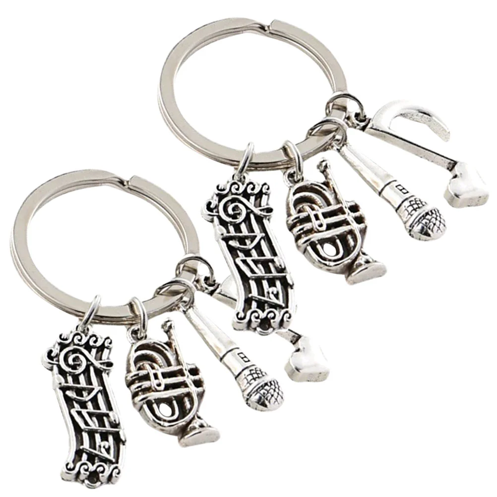 

Keychain Pendant Ornament Decorative Charm Keychain Decor Festive Hangingmusical Delicate Purse Metal Gift