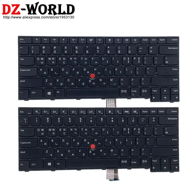 Клавиатура KR Корейская для ноутбука Lenovo Thinkpad E450 E450c E455 E460 E465 E470 E470C E475 04X6133 04X6173 04X6213