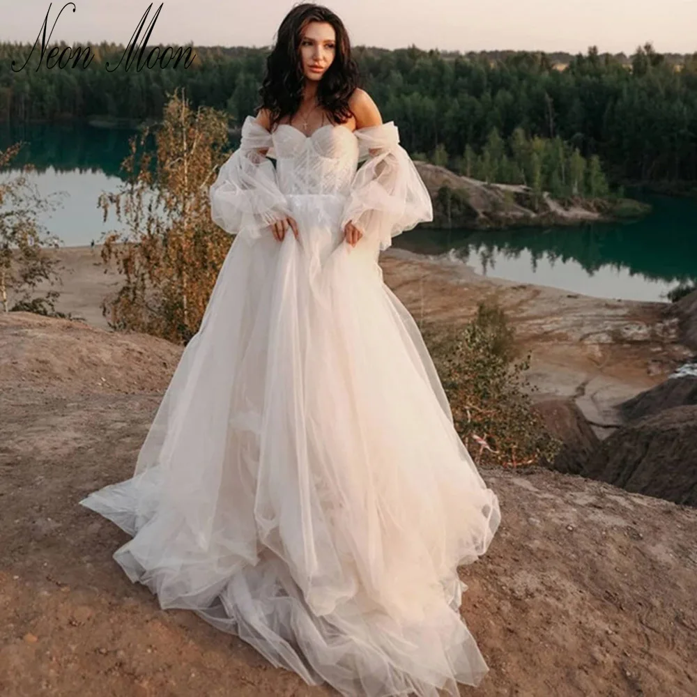 

Splendid Sweetheart Wedding Dress A Line Off The Shoulder Bride Gowns Lace Up Back Pleats Sweep Train Vestidos De Novia
