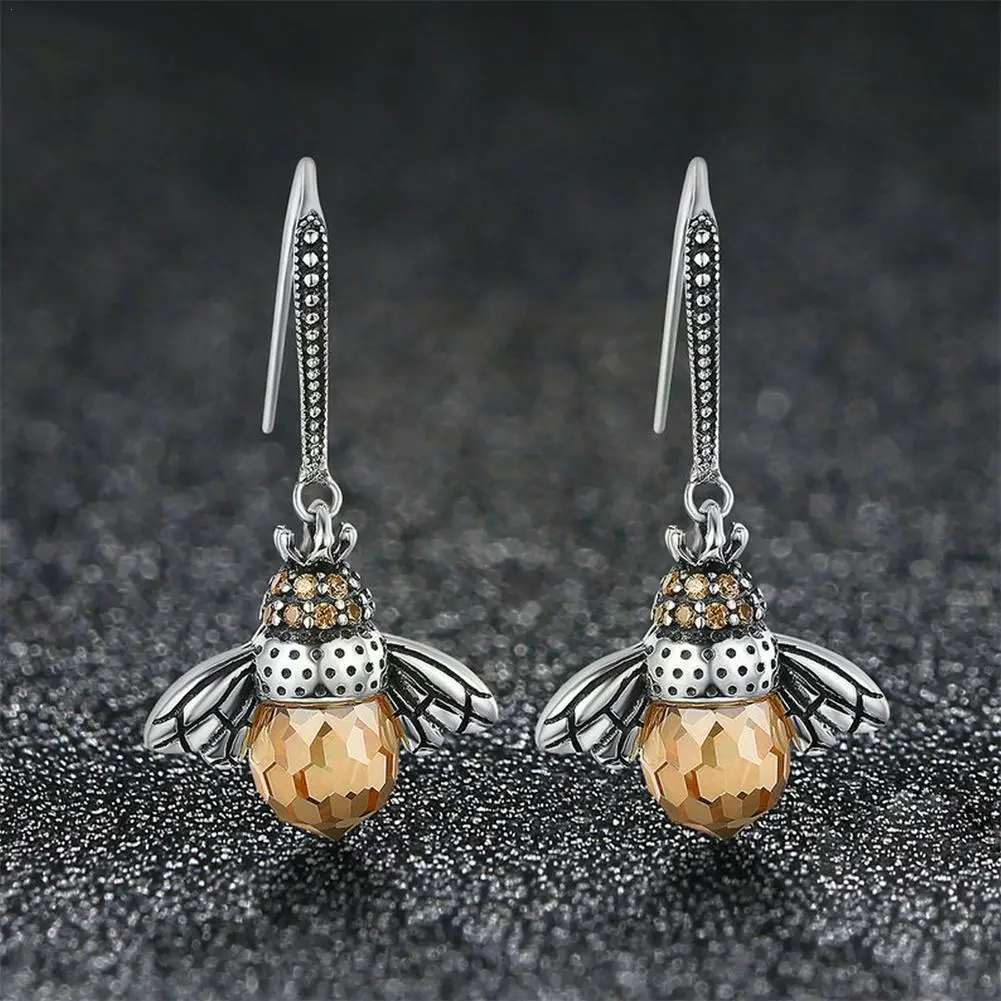 

Женские серьги-подвески с кристаллами, серебро 925 пробы