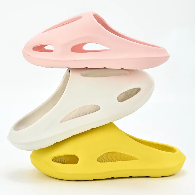 Women Slides Fashion Hollow Design Leisure Women Slippers Outdoor Anti-slip Sandals Bathroom 2023 Summer New Woman Shoes