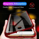 Новинка 2022 магнитное закаленное стекло Защитный металлический чехол для телефона Coque 360 чехол для Iphone SE XR XS 11 12 13 Pro MAX 8 7 6 Plus