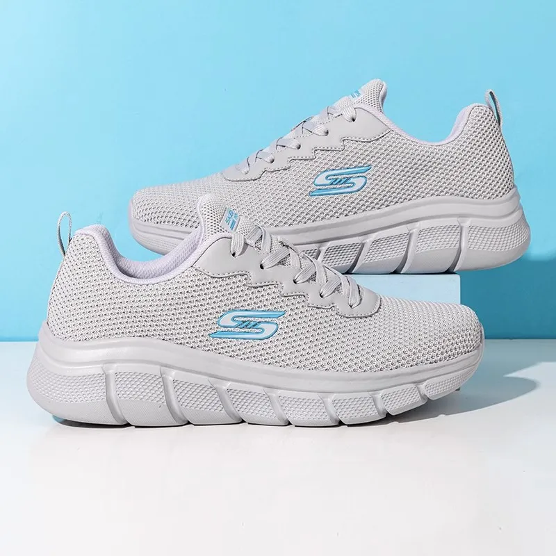 Мужские кроссовки Skechers. Новая летняя модная дышащая повседневная обувь. Легкая