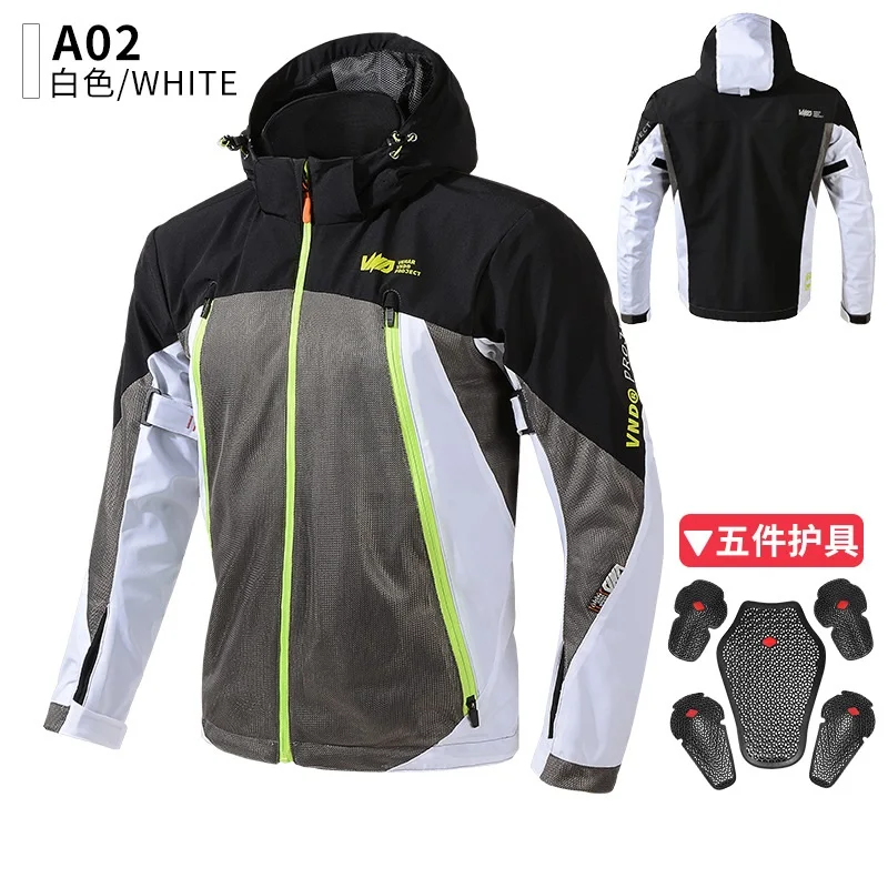 

Moto Jacket Mesh Jackets Motorcycle Motorbike Scooter Outdoor Locomotive Travel Riding Windproof Summer Coat For Men