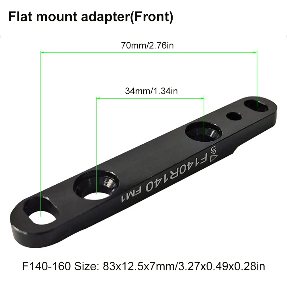 Плоский адаптер дискового тормоза для дорожного велосипеда передний/задний