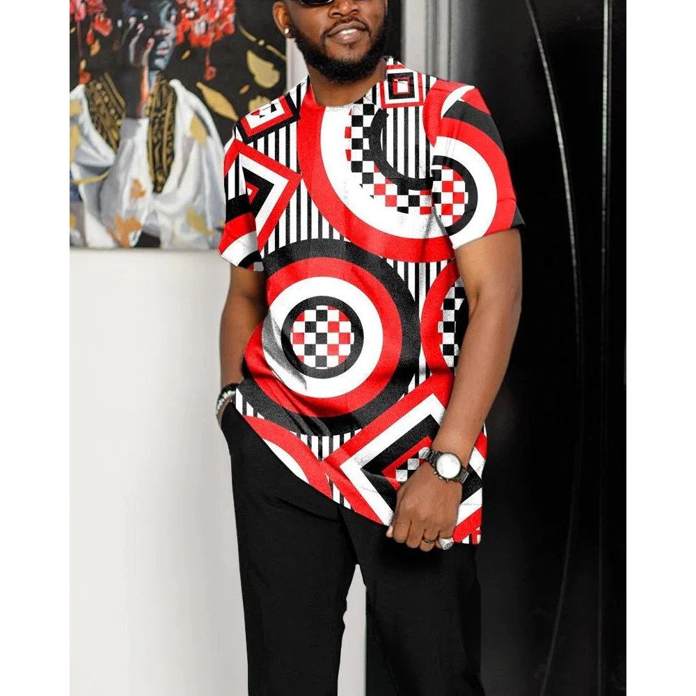 2023 High-Quality Summer Men's T-shirt 2-piece Sports Fashion Two-piece Suit Short Sleeve Shorts Sportswear Extra Large Size