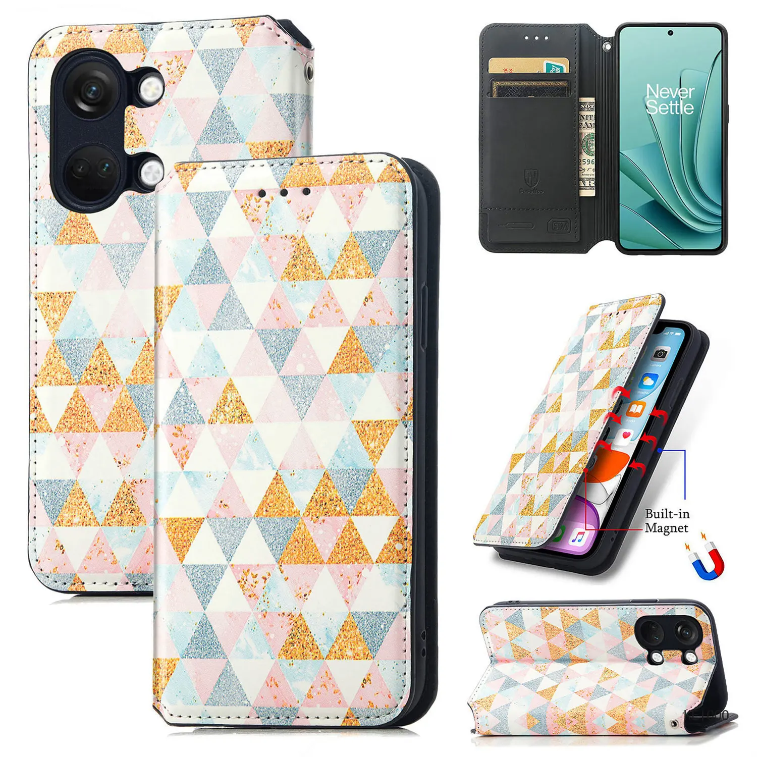 

Capas Leather Case for Oneplus ACE 2V Nord N30 CE 3 Lite NordN30 NordCE3Lite 1+ACE2V PHP110 CPH2467 CPH2465 Protective Shell