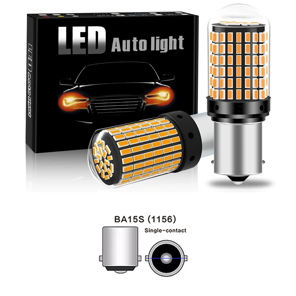 

2 шт., Автомобильные светодиодные лампы 1156 BA15S P21W BAU15S PY21W T20 7440 7443 W21W 3157 1157 P21/5W W21/5W