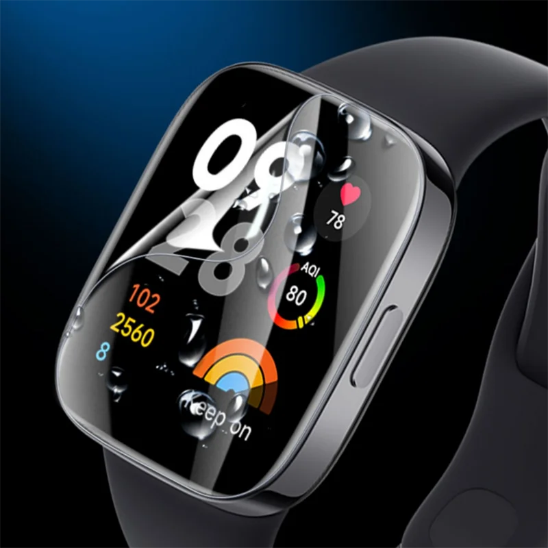 Фото Мягкая прозрачная защитная пленка из ТПУ для Xiaomi Redmi Watch 3/Mi Watch Lite 2, 5 шт., защитная крышка для смарт-часов POCO, аксессуары для смарт-часов №5