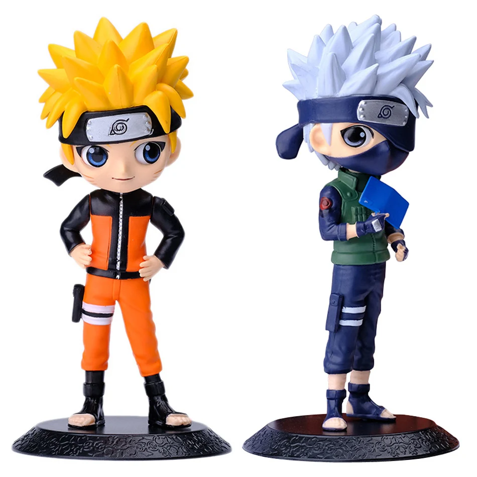 15cm Naruto Sakura Action Figures Uchiha Gaara Kakashi Model PVC Anime Figurines For Decoration Collection Gift Toys Qposket