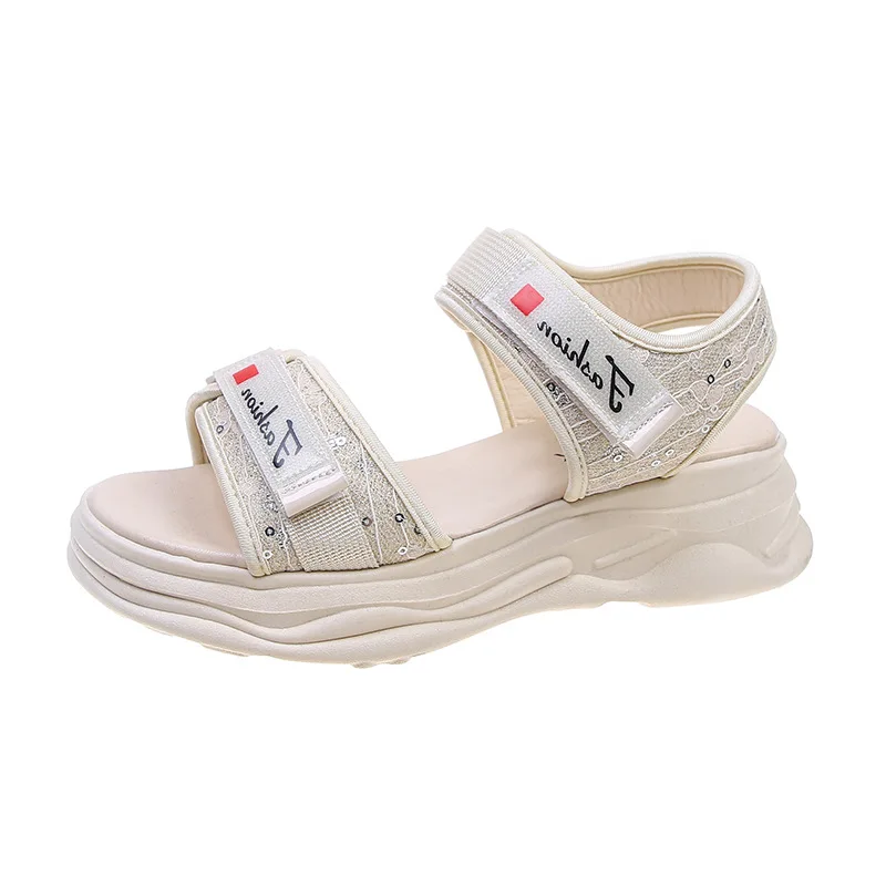 

Women Sports Sandals 2022 Summer New Thick Soles Comfortable Open Toe Sandals Outdoor Leisure Beach Women's Shoes Dress Sandals