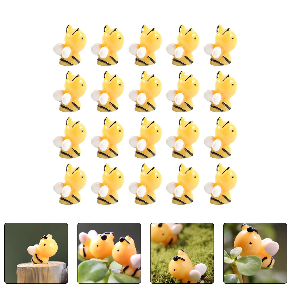 

20 шт., декоративные мини-пчелы