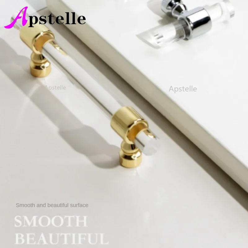 

APSTELLE 2-Color акриловая кухонная мебель ручка, скатерть, дверная ручка, книжный шкаф, ручки для ящиков в европейском стиле