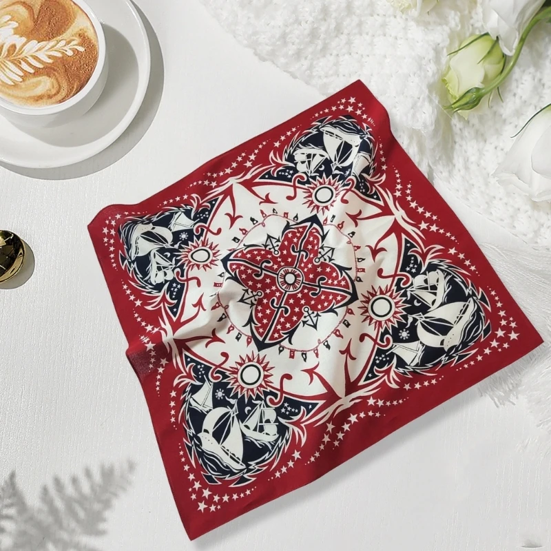 Парусный платок с цифровым принтом банданы в стиле хип-хоп музыкальный фестиваль