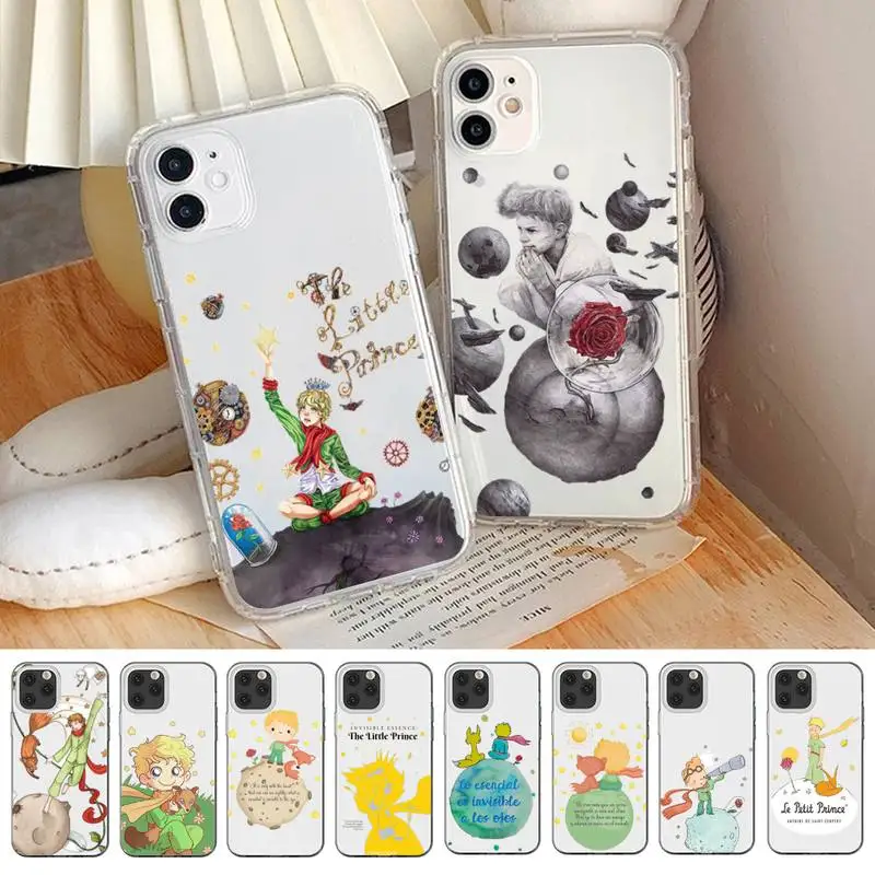 

The Little Prince fox Phone Case for iPhone 11 12 13 14 mini pro XS MAX 8 7 6 6S Plus X 5S SE 2020 XR clear case