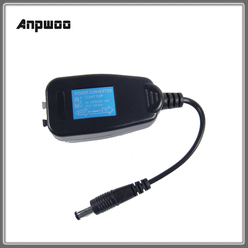

Anpwoo AD01 AC to DC Power Converter Screened Cable Adapter Cable Injector Power Supply Module 5V For IP Camera Accessories
