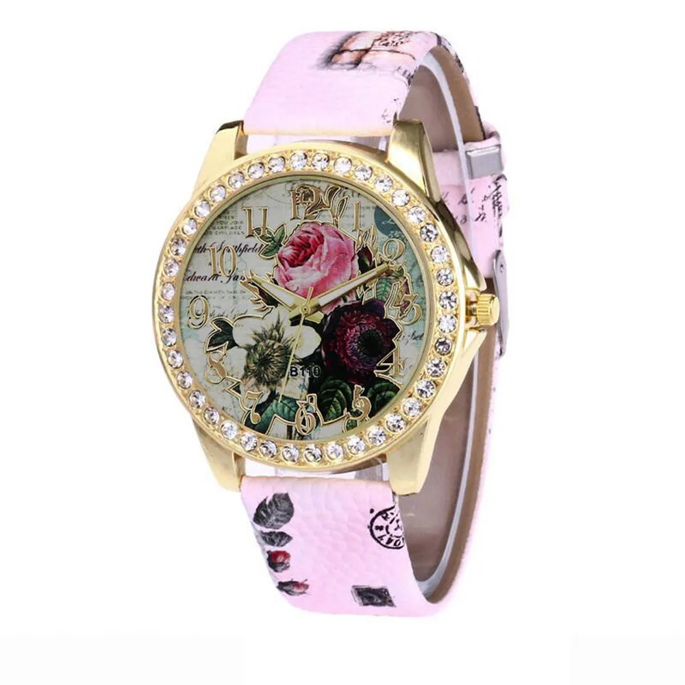 

New Trend Style Womens Watch Vintage Paris Eiffel Tower Women Fashion Watch Crystal Leather Quartz Wristwatch Часы 2023 RelóGio