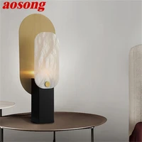aosong contemporary table lamp creative design desk lighting for home living room bedroom led fixture