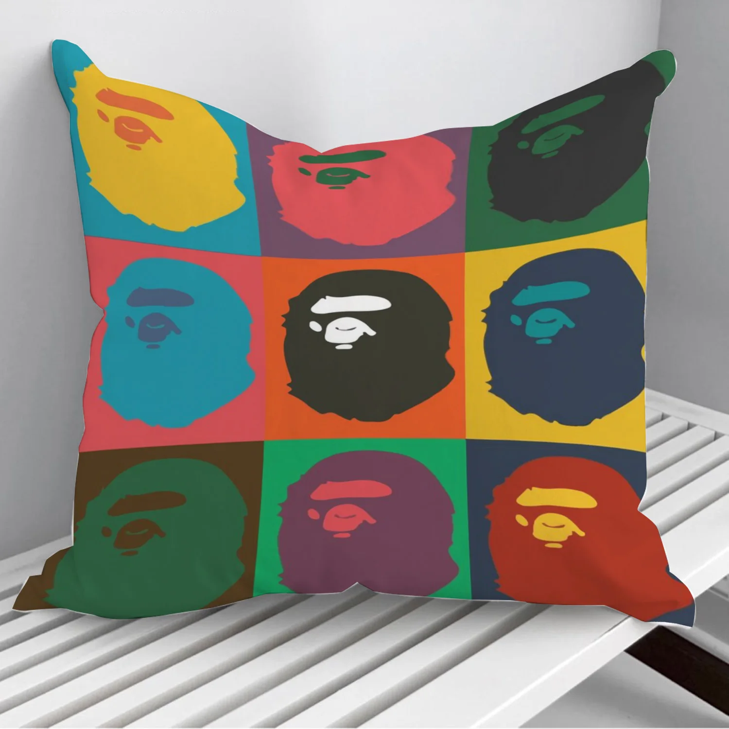 Простая наволочка bape monkey hypebeast легкая Роскошная светильник ная для дивана