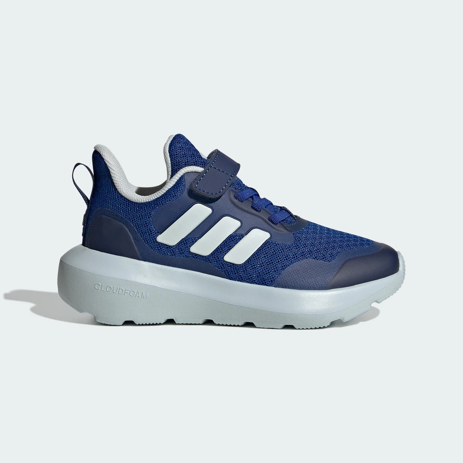 Фото Оригинальные детские повседневные спортивные кроссовки Adidas FORTARUN на липучках JI2189 №1